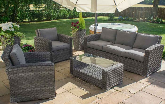 Maze Victoria Large Garden Sofa Set-VICSOF01-Large
