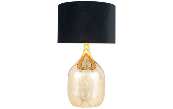 Pacific Lifestyle Stellar Champagne Gold Glass Dual Light Table Lamp-30-718-C