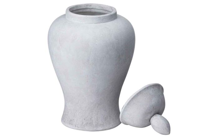 Hill Interiors Darcy Large Stone Ginger Jar-21359