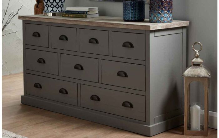 Hill Interiors Oxley Collection Nine Drawer Chest-22528