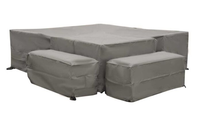 Bramblecrest Tuscan Square Corner with Dual Height Table Covers-CVALSSU2