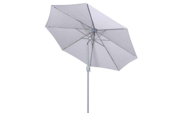 Maze 2.7m Round Parasol - Grey-QD101-2.7M/GREY