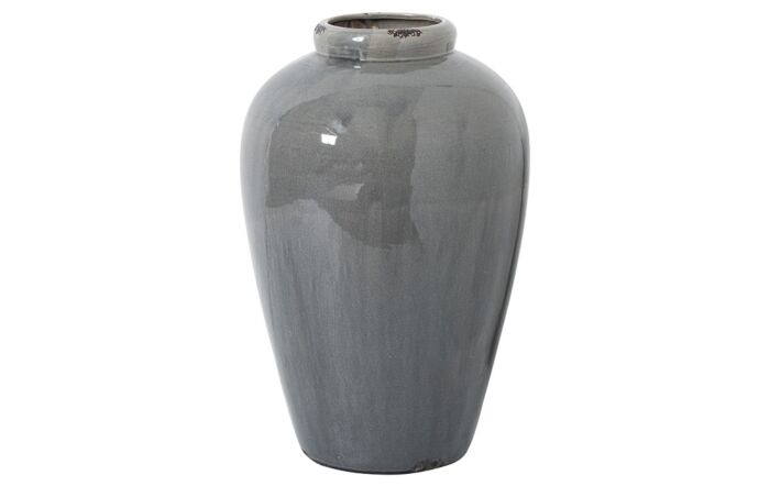 Hill Interiors Garda Grey Glazed Tall Juniper Vase-21773