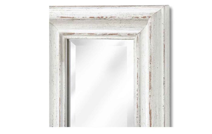 Hill Interiors Antique White Frame Narrow Wall Mirror-15330