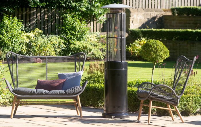 Pacific Lifestyle Black Cylinder Patio Heater-18-400-BK
