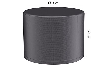 Firetable Aerocover Round 98x50cm high-18-C-9150 1