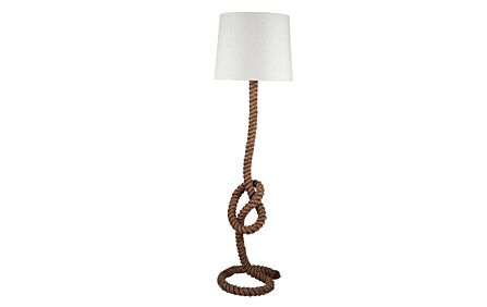 Pacific Lifestyle Martindale Rope Knot Floor Lamp with Natural Shade-32-077-k 1