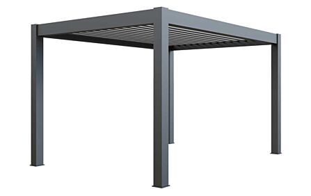Celtic Leisure Saturn 3m x 4m Aluminium Pergola - Anthracite-SAT4m 1