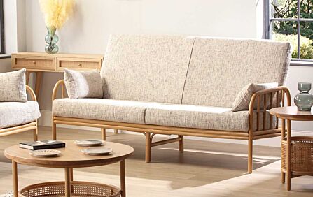 Desser Aspen Light Oak 3 Seater Sofa-Desser Aspen Light Oak 3 Seater Sofa 1