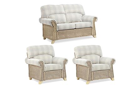 Desser Clifton 2 Seater Conservatory Furniture Suite-Clifton Small Sofa Suite 1