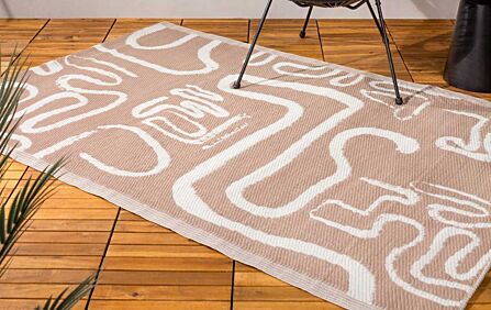 Furn. Klay Recycled Woven Jacquard Outdoor Rug-RV-KLAY-RG1-NAT 1