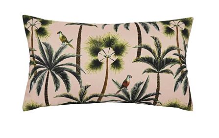 Furn. Palms Rectangular Outdoor Cushion - Blush-Furn. Palms Rectangular Outdoor Cushion - Blush 1