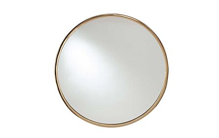 Pacific Lifestyle Gold Metal Round Wall Mirror-73-101-GO 1