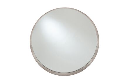 Pacific Lifestyle Grey Oak Wood Veneer Round Wall Mirror-73-094 1