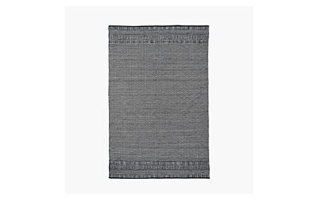 Pacific Lifestyle Black Inca Design Indoor/Outdoor Rug-18-704-BK-WH 1