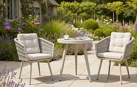 JB Furniture Exclusive Seychelles Outdoor Bistro Set - Latte-CW-AD331 1