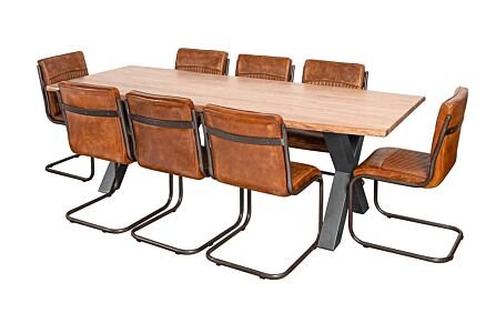 Hill Interiors Live Edge Collectiion Large Dining Table-20401 1