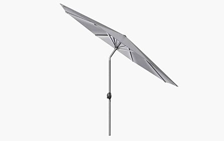 Pacific Lifestyle Glow Defender 3m Round Luna Grey Centre Pole Parasol-18-188-LG 1