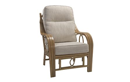 Desser Madrid Light Oak Cane Rattan Armchair 1