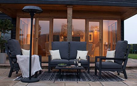 Maze Helio Freestanding Electric Patio Heater - 2100W-HT-HEL-2100-FS 1