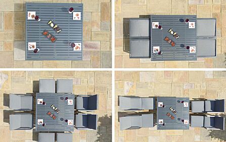 Maze New York 9 Piece Cube Set - Grey-ALU-NY-101030 1