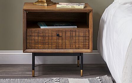 Pacific Lifestyle Arte Acacia Wood Bedside Unit-76-550 1