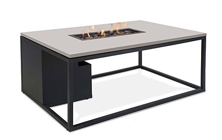 Pacific Lifestyle Cosiloft 120 Black and Grey Firepit 1