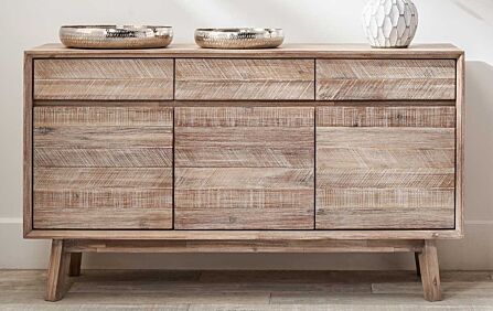 Pacific Lifestyle Kalmar Sand Wash Acacia Wood Sideboard-76-346 1