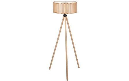 Pacific Lifestyle Rabanne Slatted Natural Wood Tripod Floor Lamp-32-162-K 1
