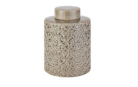 Hill Interiors Seville Large Grey Marrakesh Urn-22605 1