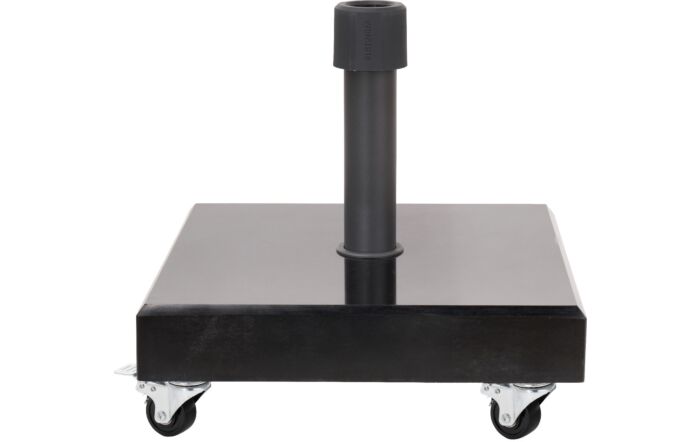 Pacific Lifestyle Riva 3m Teak Anthracite Parasol With 40kg Wheeled Base-18-192-GY-18-123