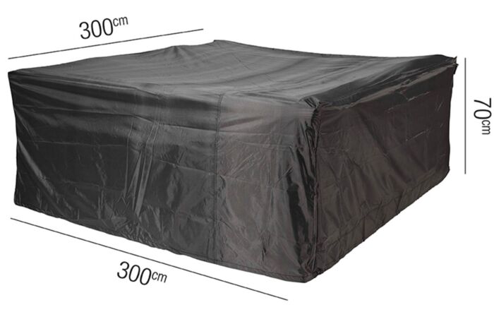 Lounge Set AeroCover Square 300 x 70cm High