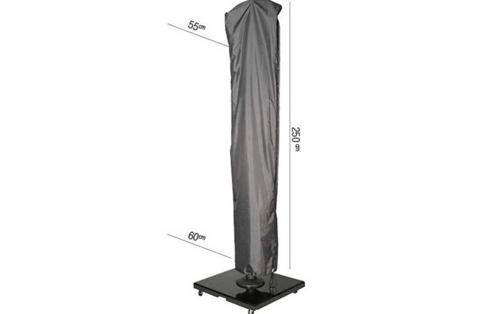 Free Arm Parasol AeroCover H250 x D55/60cm-18-c-7970 1