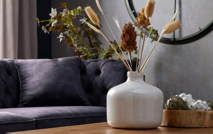 Hill Interiors Garda Glazed Chive Vase-20785