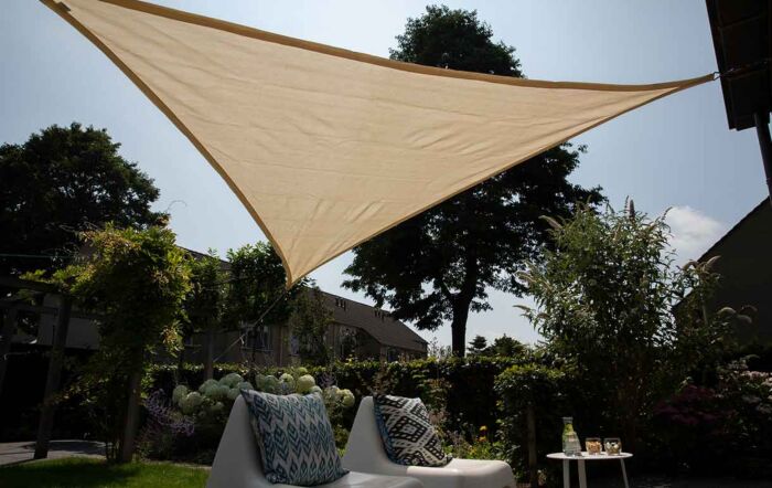 Shade Sail - 3.6m Triangle Off White 1