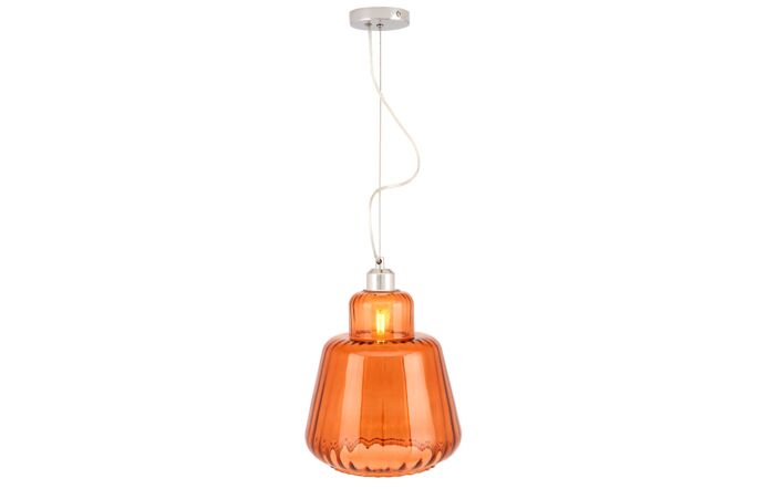 Pacific Lifestyle Porto Orange Optic Glass Tapered Pendant-35-364-K
