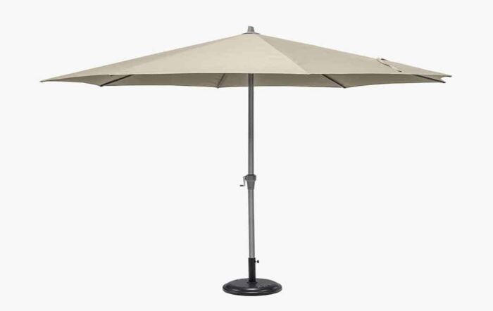 Pacific Lifestyle Riva 3.5m Round Parasol with Base - Champagne -18-120-CH-1 // 18-205-25