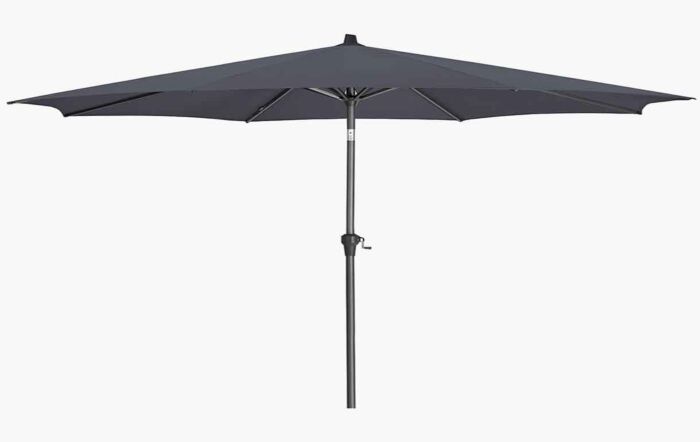 Platinum 3m Riva Round Anthracite Parasol-18-119-GY-19