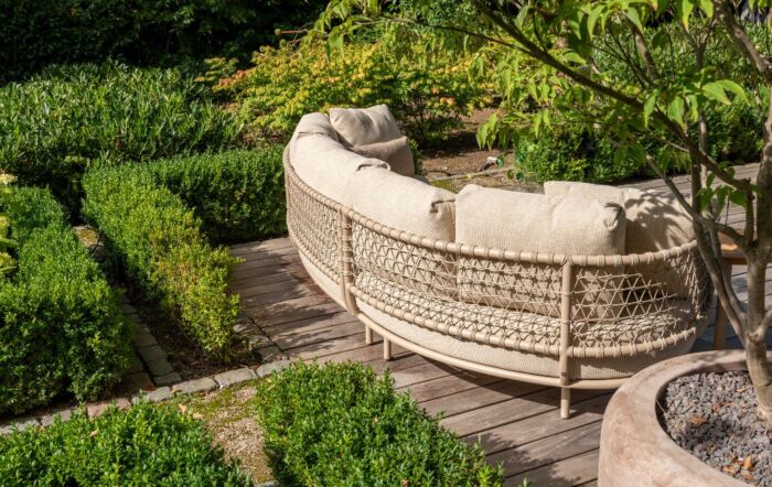 4 Seasons Outdoor Sardinia Garden Lounge Set With Chair & Volta Tables-214041/42/60/61/213936-1