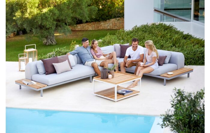 Cane-Line Space AirTouch and Teak Sofa Set