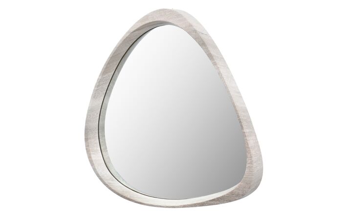 Pacific Lifestyle Grey Oak Veneer Curved Wall Mirror-73-108