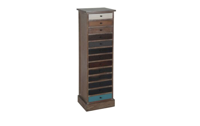Pacific Lifestyle Natural Drift Wood 13 Drawer Unit