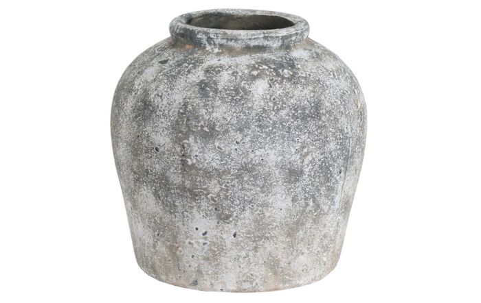 Hill Interiors Aged Stone Ceramic Vase