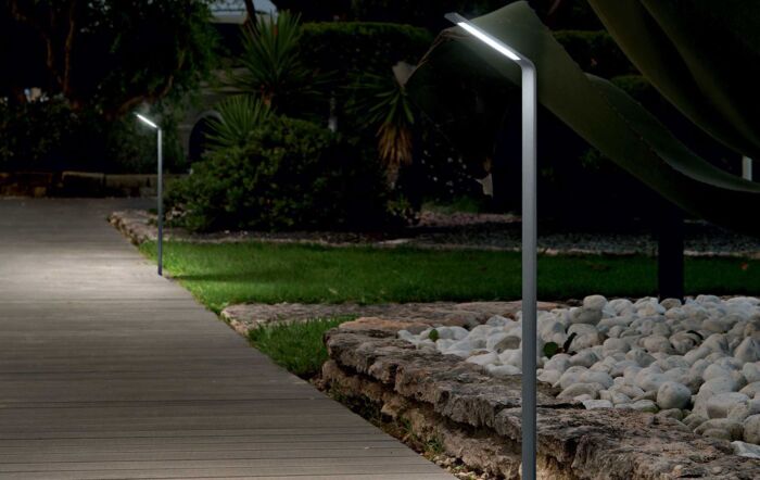 Agos PT Big Anthracite 3000K Outdoor Floor Lamp