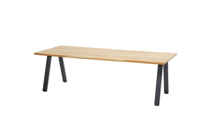 4 Seasons Outdoor Ambassador 240 Teak Dining Table With Anthracite Legs