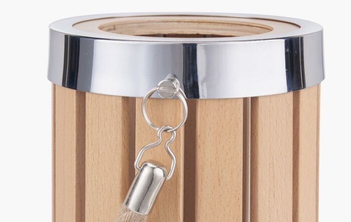 Pacific Lifestyle Austell Natural Wood Small Lantern Table Lamp-30-920-C