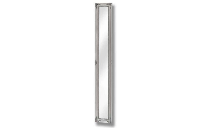 Hill Interiors Baroque Slimline Antique Silver Full Length Mirror