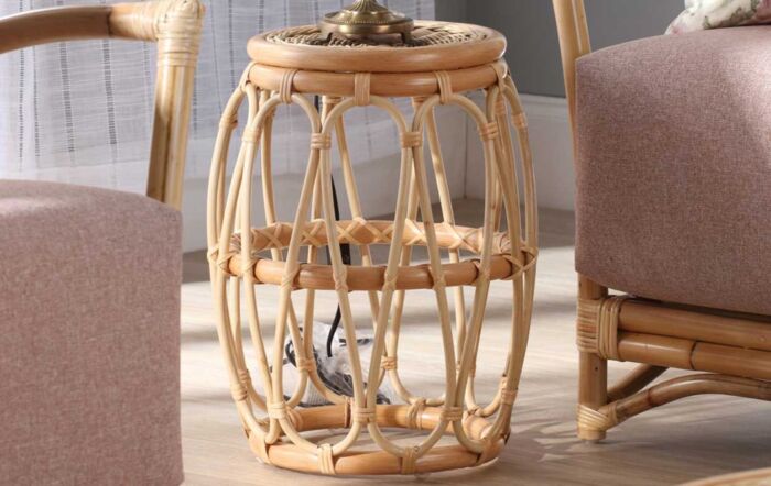 Beijing Natural Rattan Lamp Table-311110 1