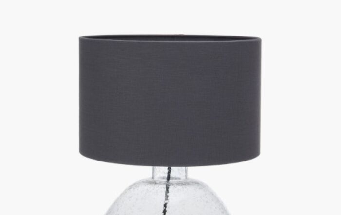 Pacific Lifestyle Beja Organic Shape Clear Bubble Glass Table Lamp-30-942-C