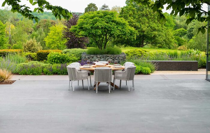 4 Seasons Outdoor Bernini 6 Seat Teak Round Dining Set 